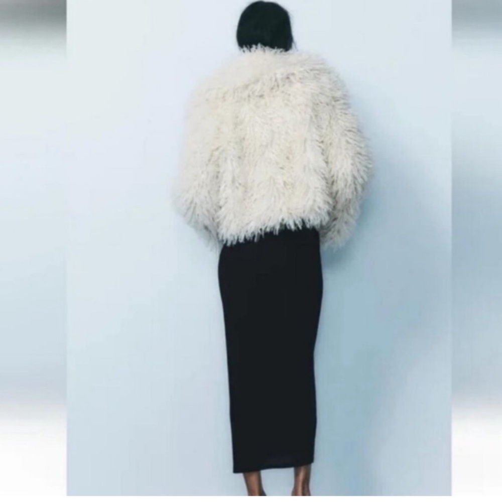 Zara faux fur jacket - Picture 3 of 3